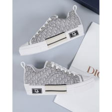 DIOR 디올 B23 루테늄 오블리크 로우탑 스니커즈 그레이