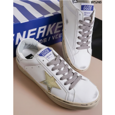 GOLDEN GOOSE 골든구스 하이스타 스파클 골드 스타 화이트탭