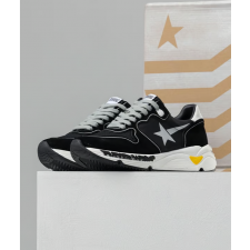 GOLDEN GOOSE 골든구스 실버스타 블랙 런닝솔 스니커즈