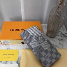 LOUIS VUITTON 루이비통 다미에 인피니 3D 그레이 장(지)갑