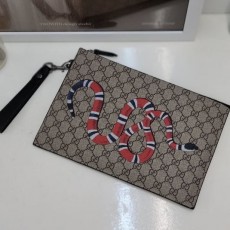 GUCCI 구찌  캔버스 킹스네이크 클러치백