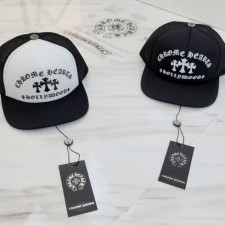 CHROME HEARTS 크롬하츠 트래커 로고 메쉬 캡