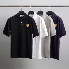 COMME DES GARCONS 꼼데가르송 골드와펜 PK 반팔 카라티