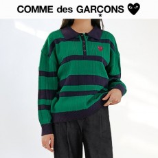 COMME DES GARCONS 꼼데가르송 스퀘어 멀티 ST 카라 긴팔