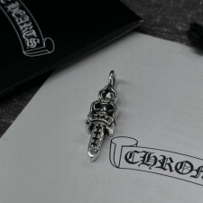 CHROME HEARTS 크롬하츠 CH PLUS 미니 대거 다이아 팬던트