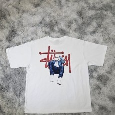 STUSSY 스투시 ST 레드 오버핏 R