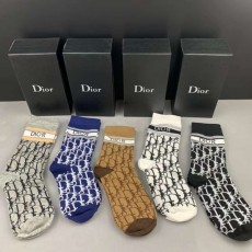 DIOR 디올 남녀공용 5종 양말세트