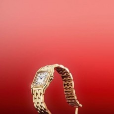 CARTIER 까르띠에 팬더 드 까르띠에 워치 골드 다이아