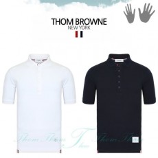 THOM BROWNE 톰브라운 단추카라 반팔