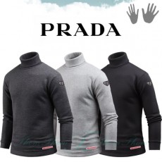 PRADA 프라다 베이직 기모 롱 폴라