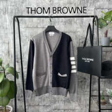 THOM BROWNE 톰브라운 4선배색니트 가디건