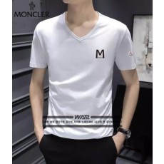 M 로고 v넥 티셔츠