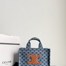 CELINE 셀린느 데님 퀴르 스몰 카바스백