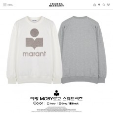 ISABEL MARANT 이자벨마랑 MOBY로고 특양면맨투맨