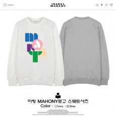 ISABEL MARANT 이자벨마랑 MAHONY로고 특양면맨투맨