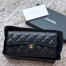 CHANEL	샤넬 캐비어 장지갑