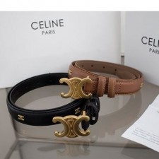 CELINE 셀린느 스몰 트리옹프 가죽 벨트