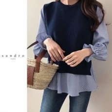 SANDRO 산드로 로니 니트 세트
