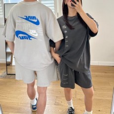 NIKE 나이키 데우스 피그먼트반팔셋업