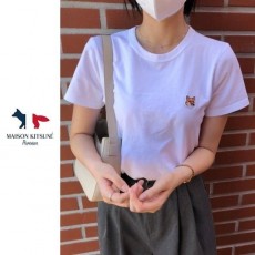 MAISON KITSUNE 메종키츠네 폭스해드 반팔티