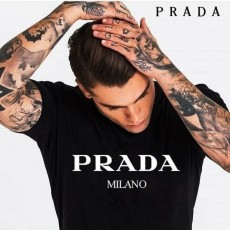 PRADA 프라다 밀라노 커플 반팔 티셔츠