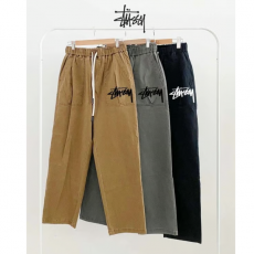 STUSSY 스투시 로고 와이드 팬츠