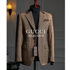 GUCCI 구찌 체크 울블레이저