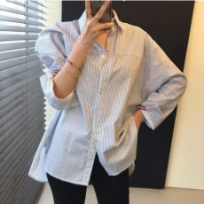 THOM BROWNE 톰브라운 빽 삼선 포인트 셔츠