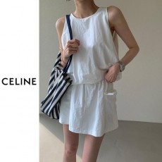 CELINE 셀린느 바스락 민소매 치마바지세트