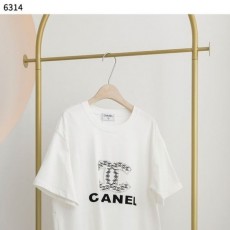 CHANEL 샤넬 로고 썸머 반팔티