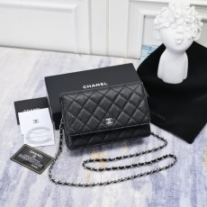 CHANEL 샤넬 클래식 woc 캐비어 미니 크로스백(은장)