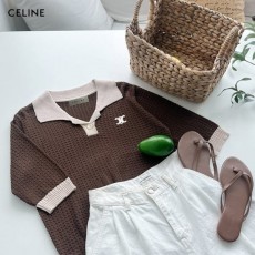 CELINE 셀린느 CEL 쿨링 카라 니트