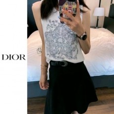 DIOR 디올 스타자수 포인트 민소매니트