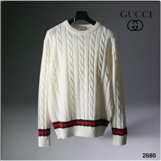 GUCCI 구찌 케이블 웹 라운드 니트