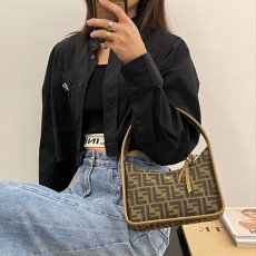 FENDI 펜디 FF 미니 펜데센스 브라운 미니백