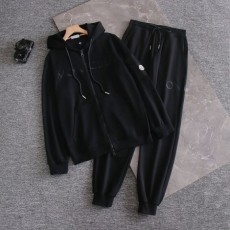MONCLER 몽끌레어 레터링 자수로고 후드 트레이닝 조거세트