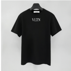 VALENTINO 발렌티노 VLTN 레터링로고 코튼 반팔 티셔츠