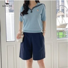 MAISON KITSUNE 메종키츠네 메탈 스카시 세일러니트