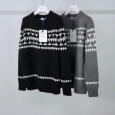 MONCLER 몽끌레어 캐시미어 모헤어 자카드 스웨터