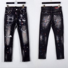 DSQUARED2 디스퀘어드2 D2패치 블랙 워싱진