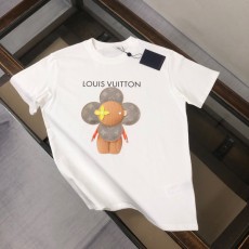 LOUIS VUITTON 루이비통 그레이로고 트리돌즈 멀티모노그램 라운드 반팔