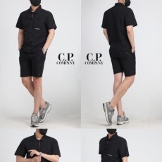 C.P.COMPANY 씨피컴퍼니 나일론 사이드 지퍼 반팔 2ps 세트