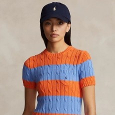 POLO 폴로 P. 케이블 2도 스트라이프 니트