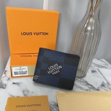 LOUIS VUITTON 루이비통 다미에 인피니 3D 블루 반(지)갑