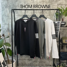 THOM BROWNE 톰브라운 앵커자수 라운드티