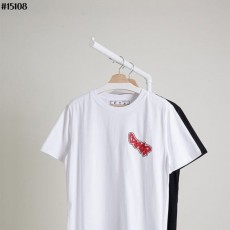 OFF WHITE 오프화이트 에일리언 카툰 그래픽 반팔 티셔츠