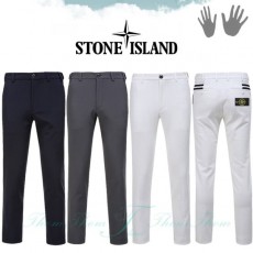 STONEISLAND 스톤아일랜드 슬림핏 두줄 포켓 기모 밴딩 팬츠