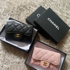 CHANEL 샤넬 캐비어 카드지갑