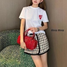 MIUMIU 미우미우 자수반팔티셔츠