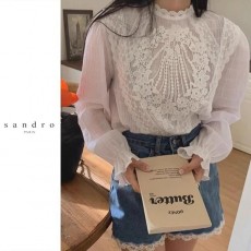 SANDRO 산드로 모티브 블라우스